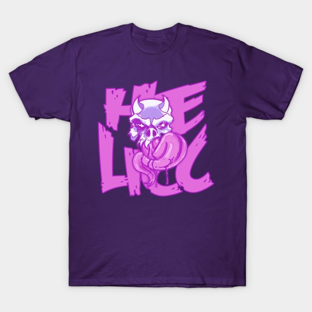 Licking skull (He Licc!) T-Shirt by GodsBurden